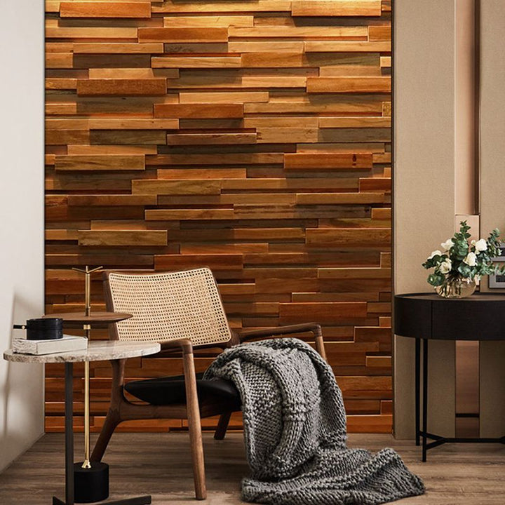 Lisslune | Wood Wall Panel Modern Simple Home Living Room Wall Panel (1-Pack)