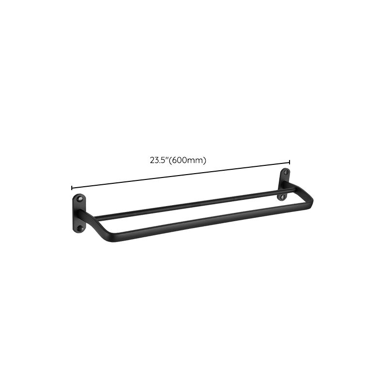 Lisslune | Traditional Bathroom Accessories Set Black Towel Ring Bathroom Shelf Bathroom Accessories Set