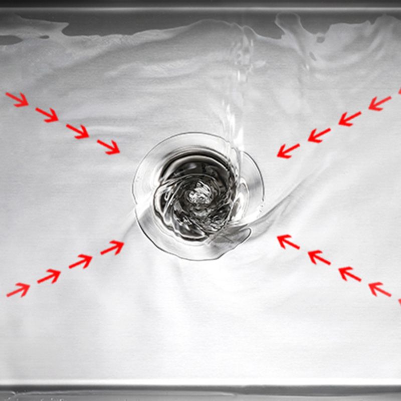 Lisslune | Contemporary Style Kitchen Sink Stainless Steel Colorfast Built-in Sink