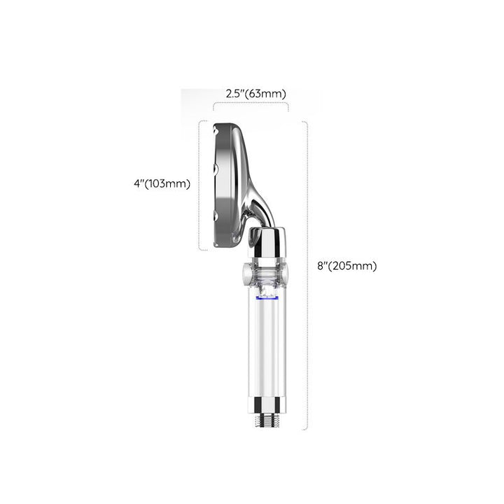 Lisslune | Silver Hand Shower Standard Round Showerhead Combo
