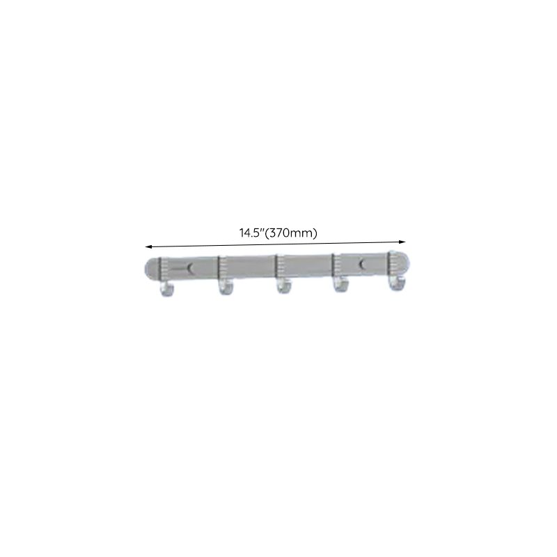 Lisslune | Contemporary bathroom accessory set made of aluminum with towel holder/bath shelf