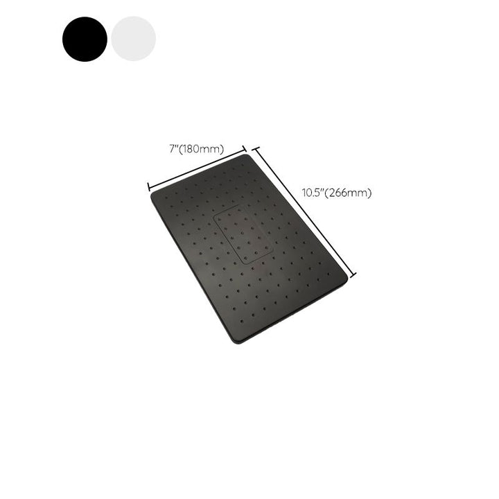 Lisslune | Rectangular Large Shower Head Standard Spray Pattern Shower Head