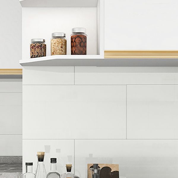 Lisslune | 10-pack 12" X 23" PVC rectangular peel & stick field tile kitchen and bathroom back paneling