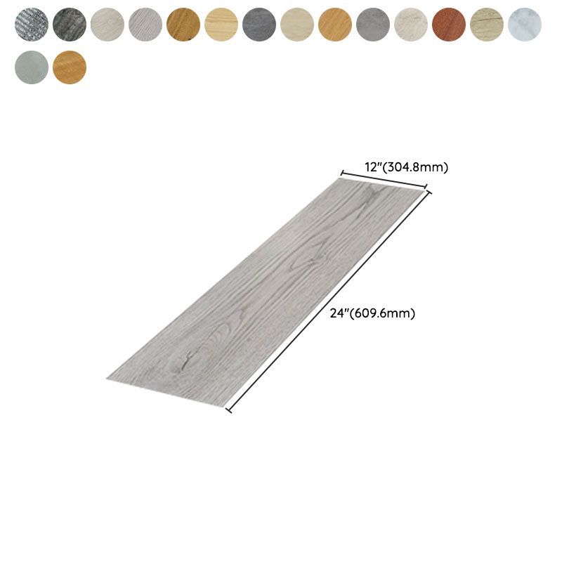 Lisslune | Modern Interior Floor Covering Wood Look Peel and Stick Rectangular Flooring Vinyl