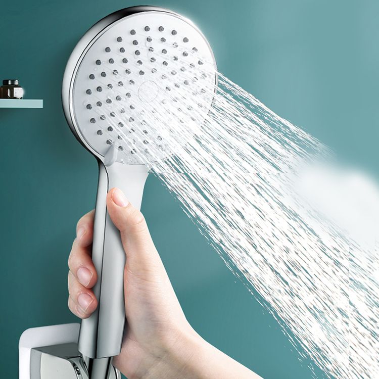 Lisslune | Round Self-Cleaning Handheld Shower Adjustable Water Flow Wall Mounted Hand Shower