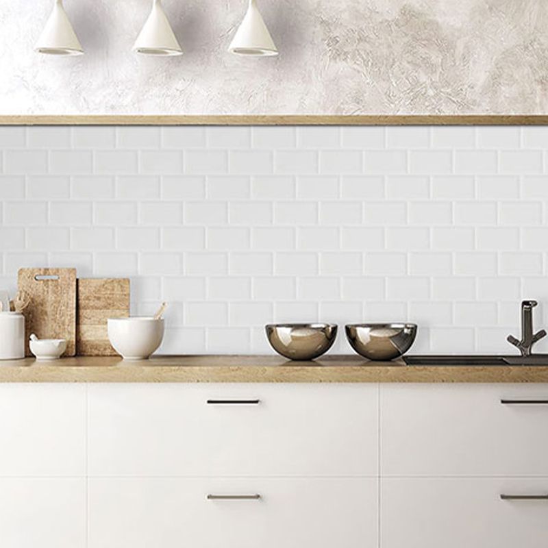 Lisslune | Subway Tile Wallpaper Plastic Peel and Stick Wall Tile