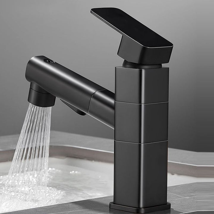 Lisslune | Bathroom Vessel Water Faucet Lever Handle 1 Hole Vessel Sink Faucet