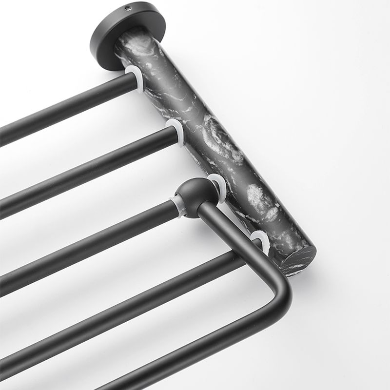 Lisslune | Metal and Marble Bathroom Accessories as a Single Item or as a Set in Black