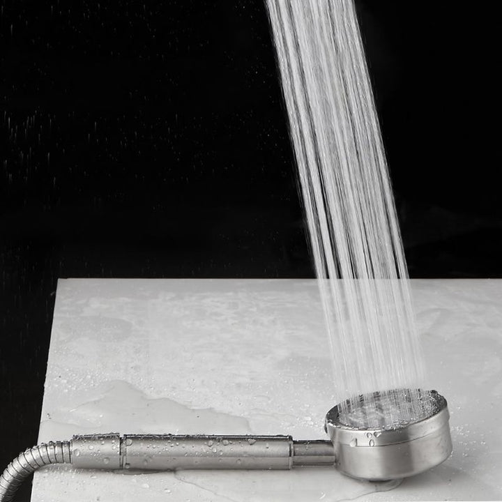 Lisslune | Stainless Steel Shower Head Modern Style Round-Shaped Shower Head