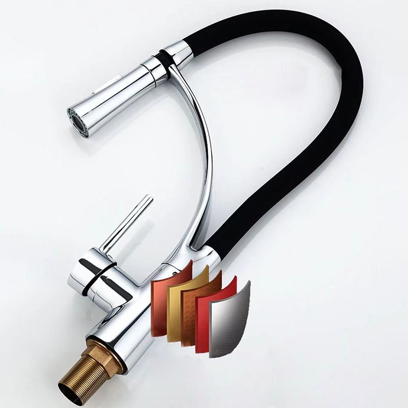 Lisslune | Modern 1-Hand Faucets Copper Touchless with Water Dispenser Standard Kitchen Faucet