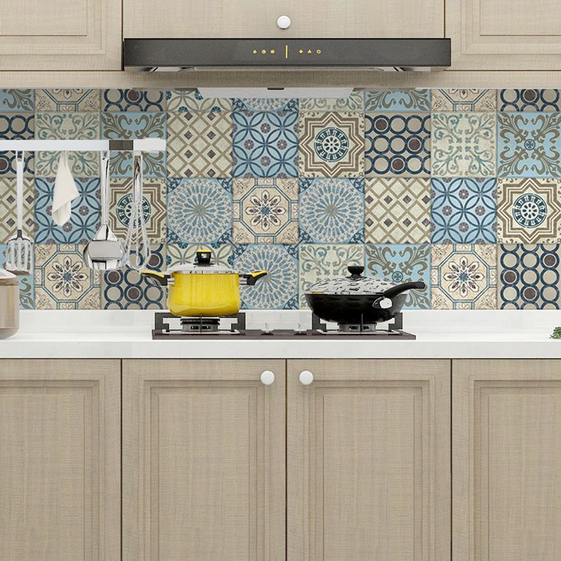 Lisslune | Modern Multicolor Peel/Stick Back Wall Tile PVC Peel and Stick Back Wall Tile