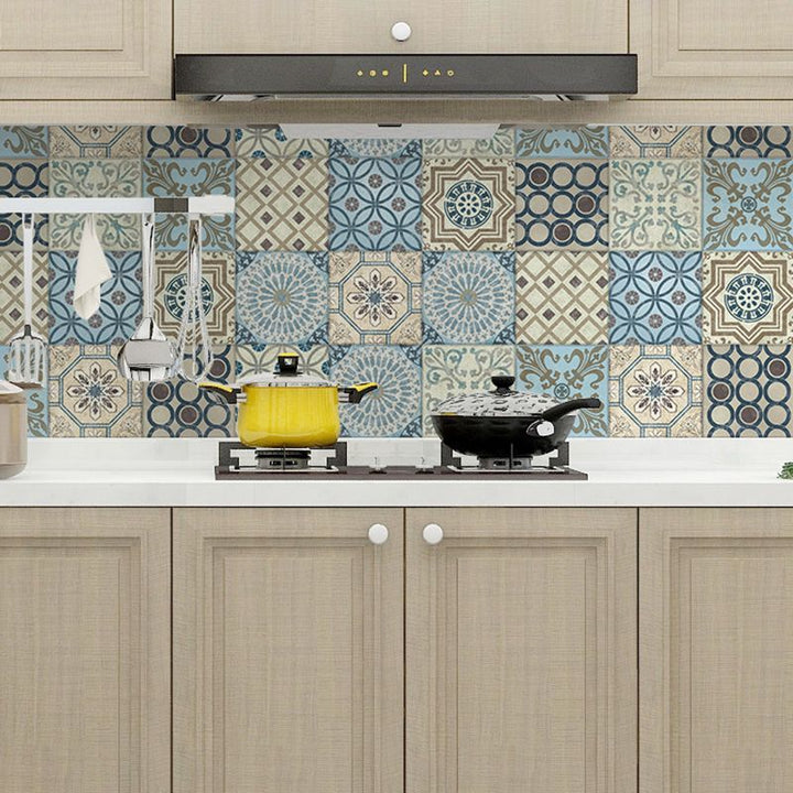 Lisslune | Modern Multicolor Peel/Stick Back Wall Tile PVC Peel and Stick Back Wall Tile