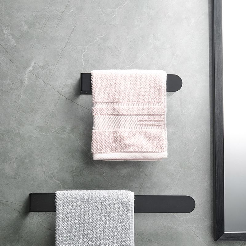Lisslune | Modern Towel Ring Bathroom Hardware Set Stainless Steel/Black Bath Hardware Set