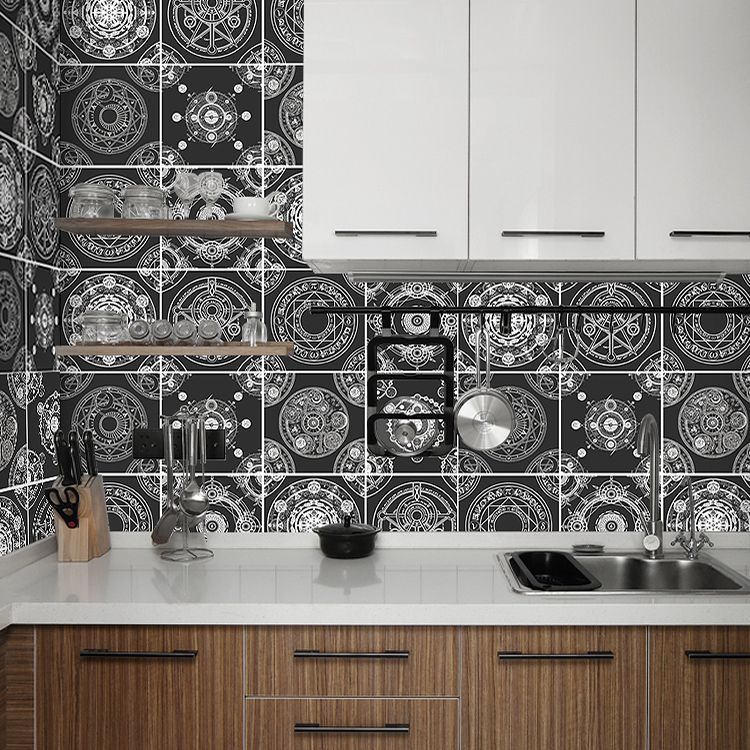 Lisslune | Spanish Pattern Single Tile Mold Resistant Peel & Stick Tile for Backsplash