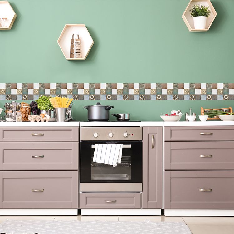 Lisslune | Modern Back Wall Tile Smooth Self-Adhesive Wall Tile for the Bathroom