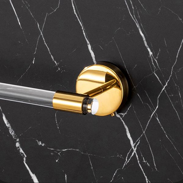 Lisslune | Modern Bathroom Accessory Set Towel Bar Silver/Gold/Black Bathroom Accessories