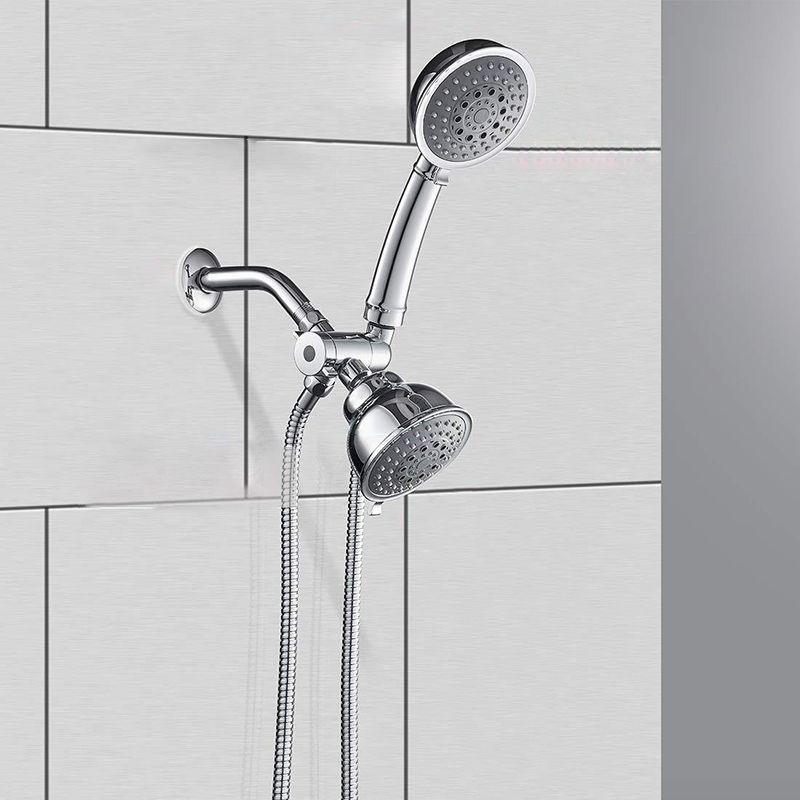 Lisslune | Traditional Style Shower Head Double Bathroom Shower Heads with Round Shape