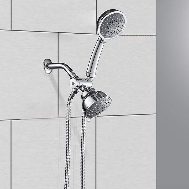 Lisslune | Traditional Style Shower Head Double Bathroom Shower Heads with Round Shape