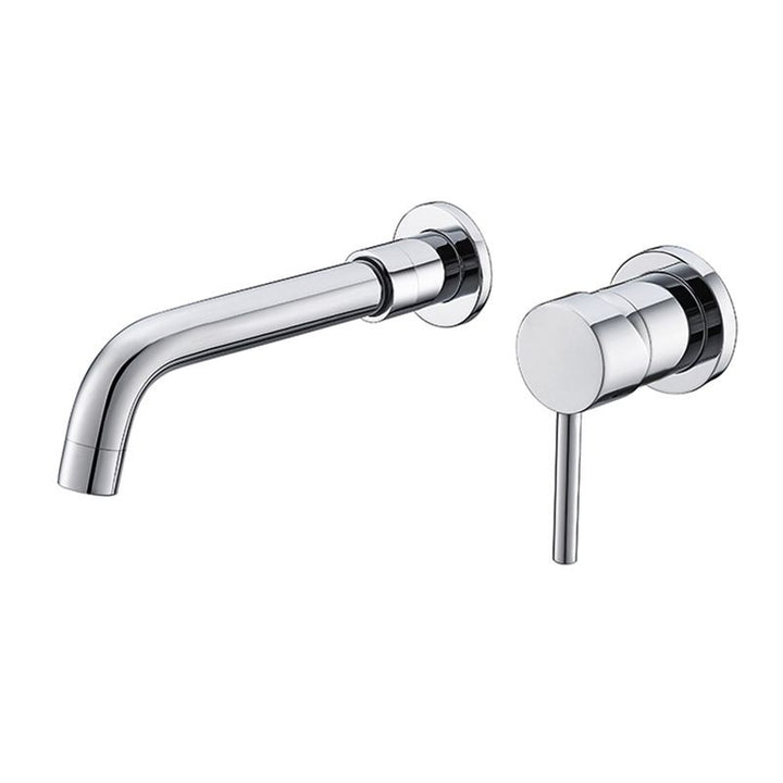 Lisslune | Industrial Wall-Mounted Bathroom Faucet 2-Hole Swivel Spout Basin Faucet