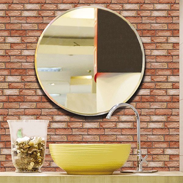 Lisslune | Artificial Brick Wall Panel Country House Style Simple Living Living Room Panel Wall (5-Pack)