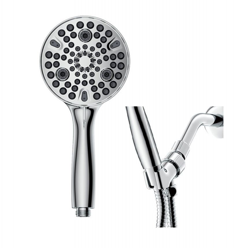 Lisslune | Round Handheld Showerhead Plastic Water Efficient Showerhead