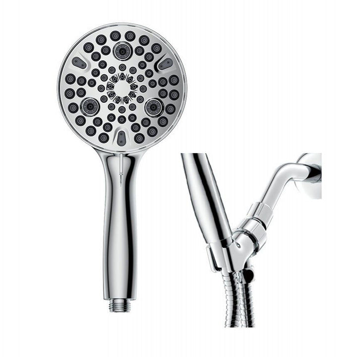 Lisslune | Round Handheld Showerhead Plastic Water Efficient Showerhead