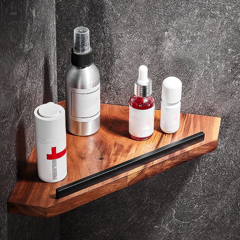 Lisslune | 7-piece bathroom accessory set wood and metal bathroom accessory hardware set