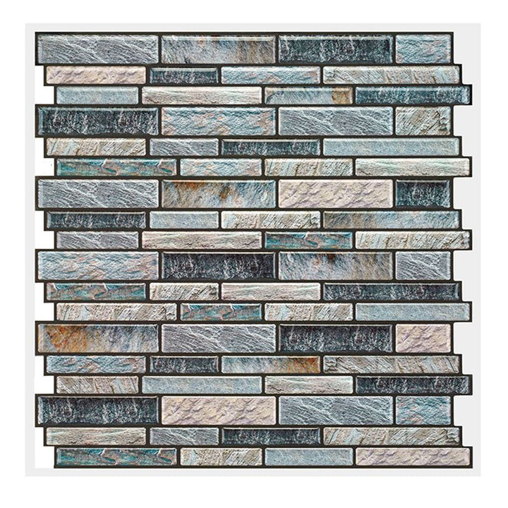 Lisslune | Wall Tiles Floor Tile Kitchen Brick Look Waterproof Peel and Stick Wall Tiles Floor Tile