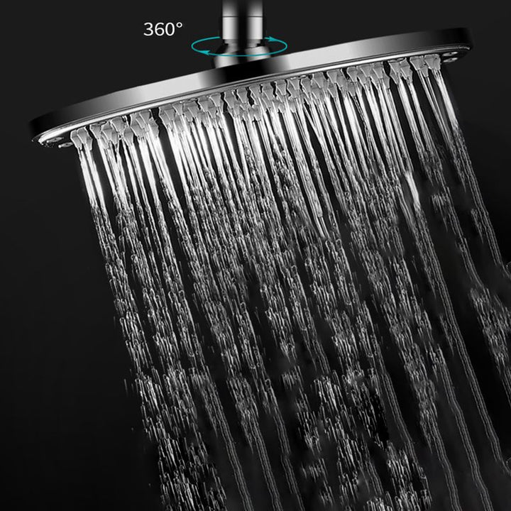Lisslune | Contemporary Style Shower Head Bathroom Fixed Shower Head with Round and Square Shape