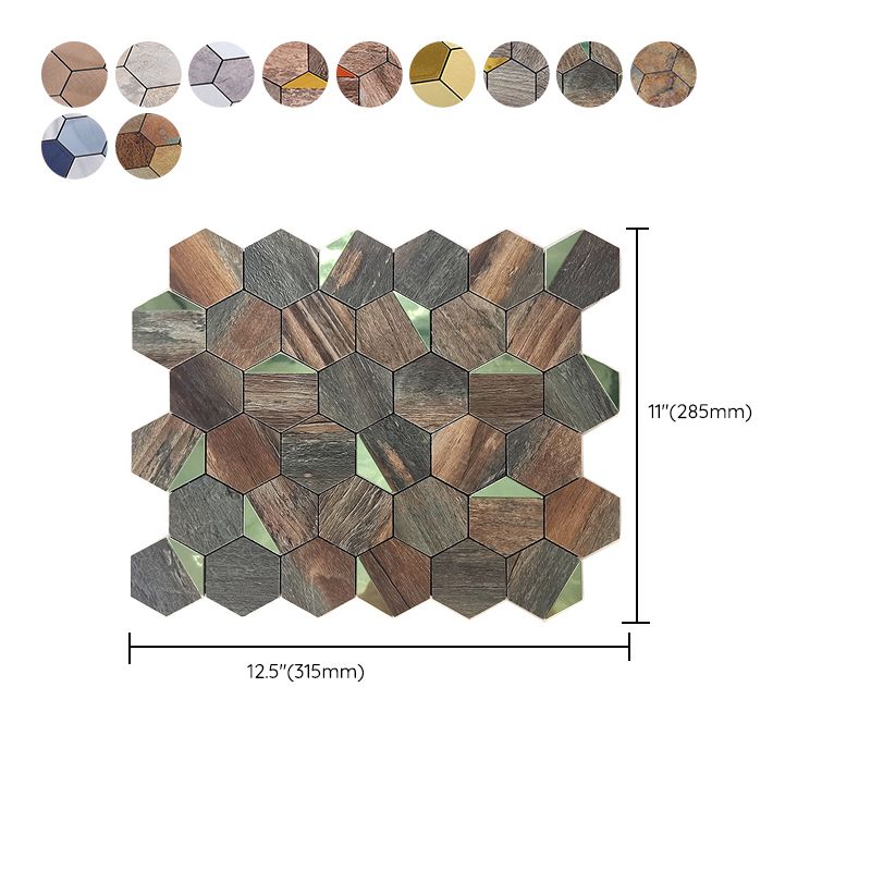 Lisslune | Kitchen mosaic tile wallpaper waterproof, removable and adhesive back tiles