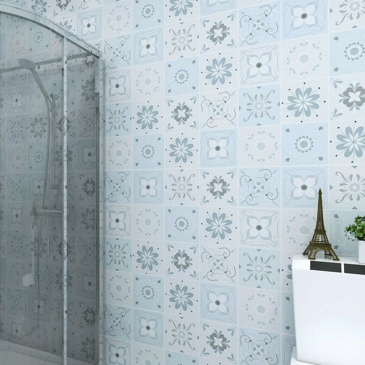 Lisslune | Modern Peel and Stick Tiles PVC Square Wallpaper for Kitchen and Bathroom Splashback