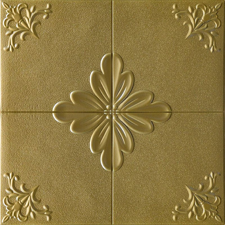 Lisslune | Interior Wall Cladding 3D Floral Print Peel and Stick Waterproof Wall Panels