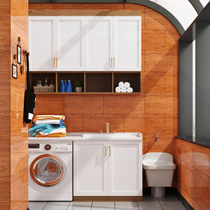 Lisslune | Plastic Peel-and-Stick Back Wall Tiles Waterproof Single_TILE Wallpaper