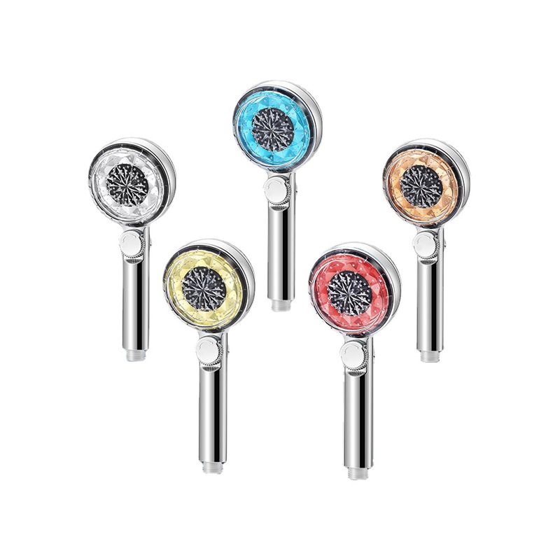 Lisslune | Contemporary Handheld Shower Head Round Filter Ball Spray Head With Digital Display