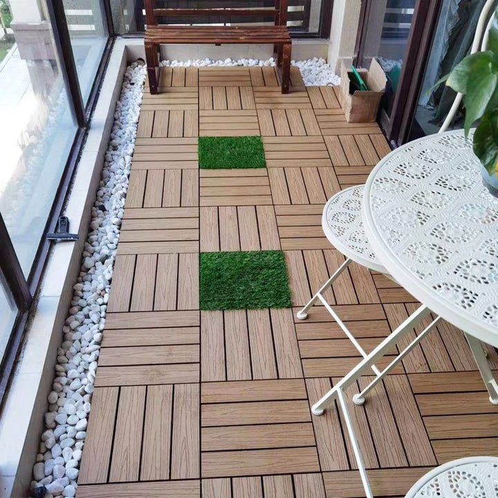 Lisslune | Connectable terrace tiles composite terrace tiles for outdoor use
