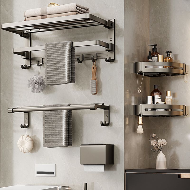Lisslune | Modern Towel Rod Bathroom Set Bathroom Shelf Bathroom Accessories Kit