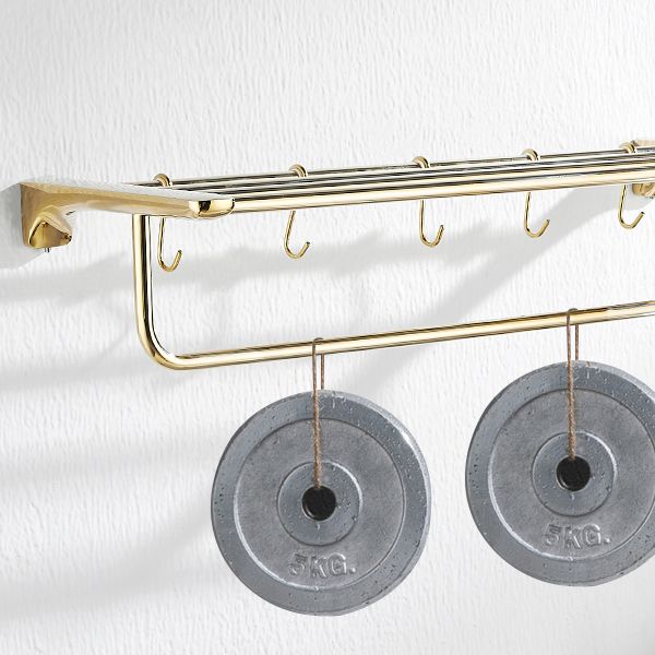 Lisslune | Traditional Bathroom Faucets Gold Bath Shelf Bathroom Accessory Set