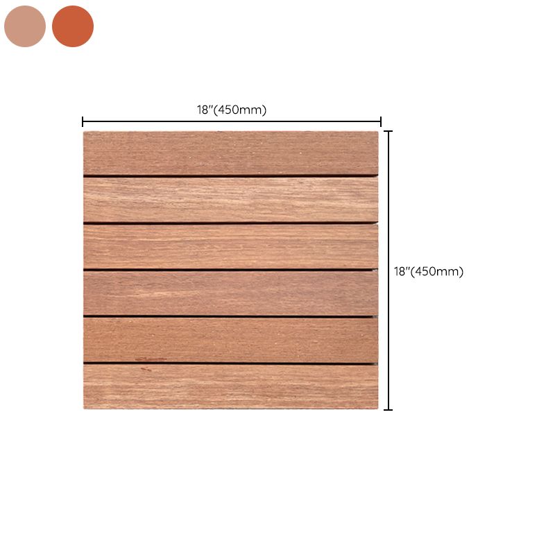Lisslune | Outdoor Patio Wood Decking Interlocking Plank