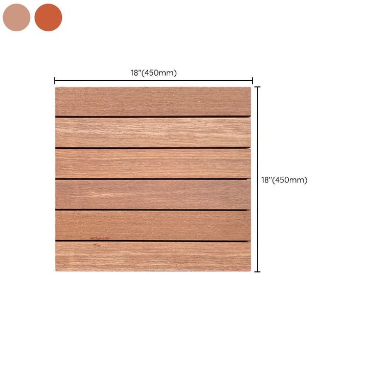 Lisslune | Outdoor Patio Wood Decking Interlocking Plank