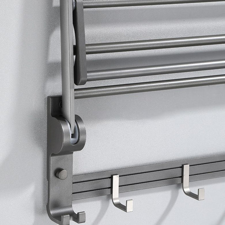 Lisslune | Contemporary Gray Bathroom Hardware Set Bathroom Shelf/Towel Bar Including Bathroom Set
