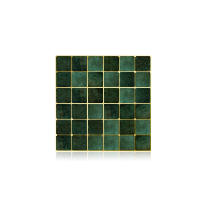Lisslune | Mosaic Tiles Wallpaper PVC Square Form Peel and Stick Tiles