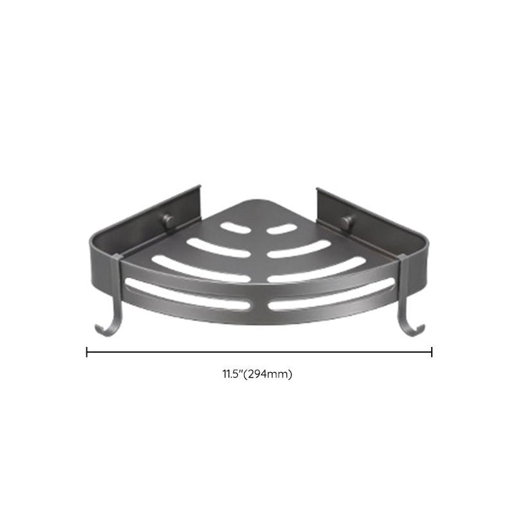 Lisslune | Modern Bathroom Fixture Set Towel Bar Gray Bathroom Shelf Bathroom Set