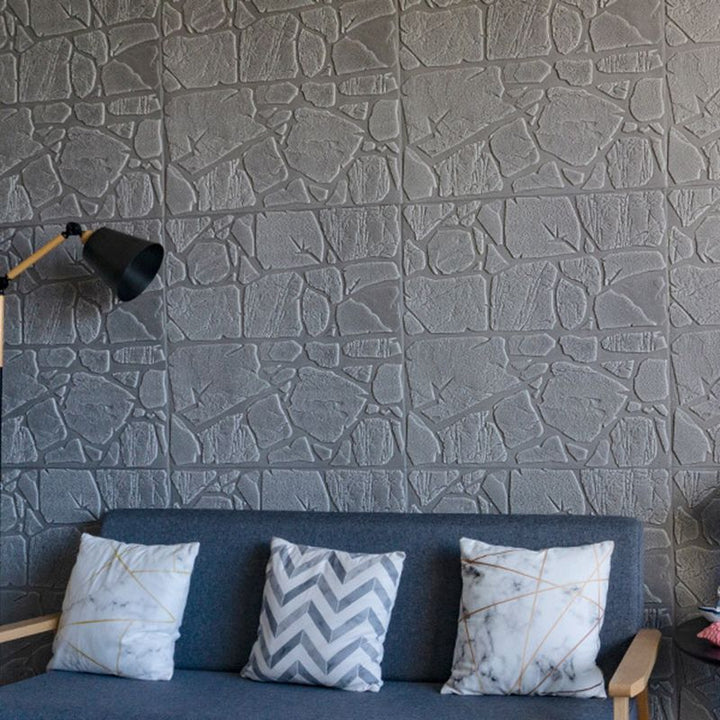Lisslune | Modern Pearl Wainscoting PVC Wall Access Panel Peel and Stick Wall Tile for Bedroom