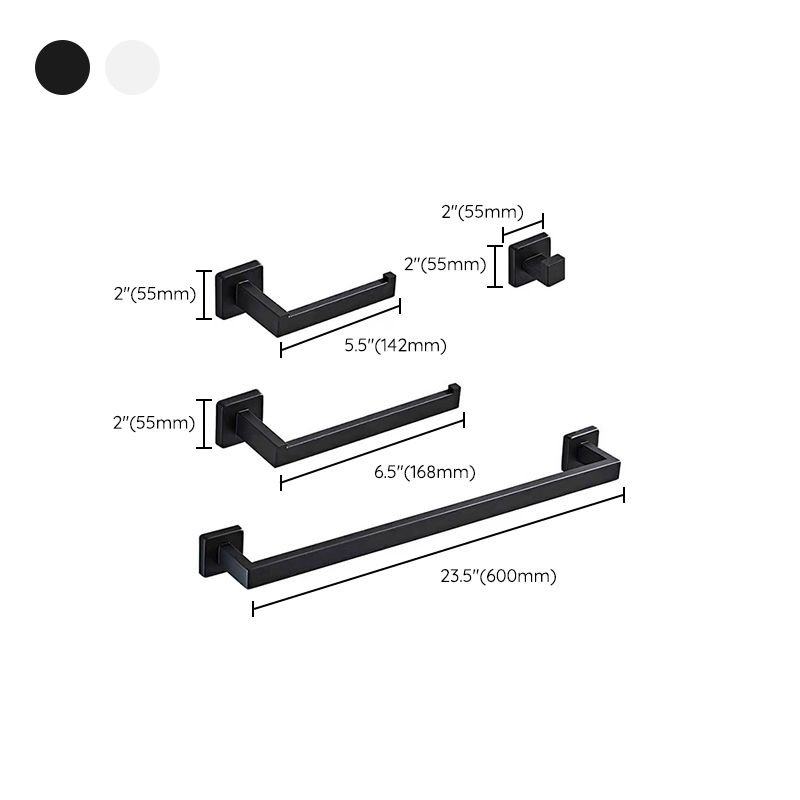 Lisslune | Stainless Steel Bathroom Accessories Single Piece or in Set Modern Bathroom Set