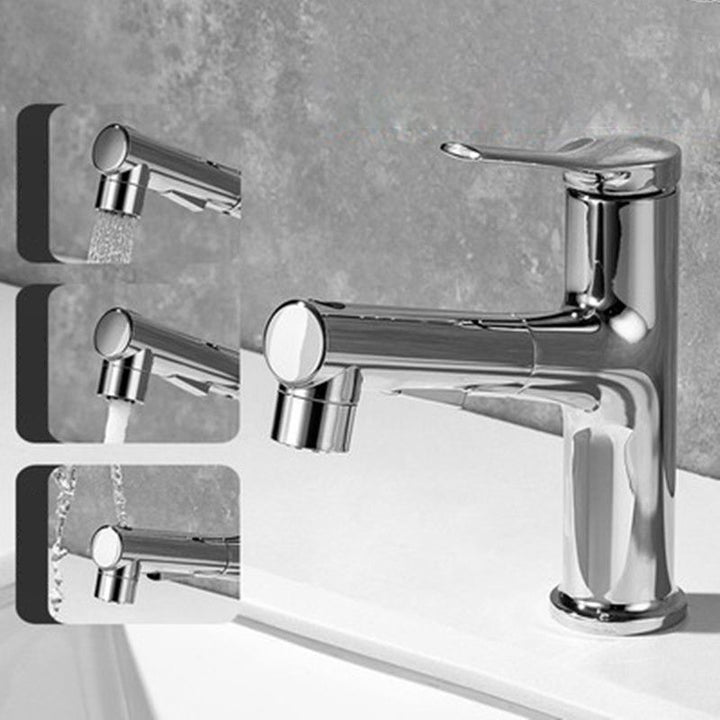 Lisslune | Contemporary Style Faucet Single Lever Mixer with Swivel Spout