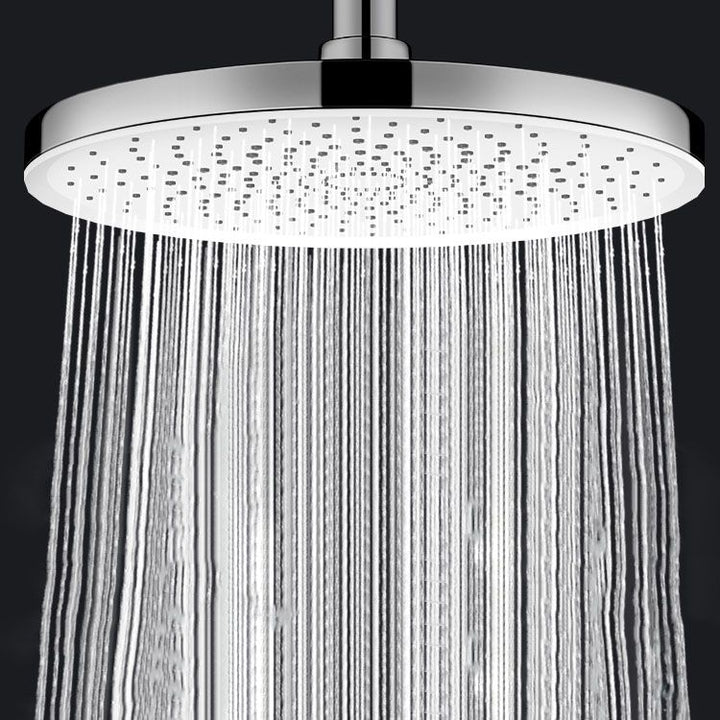 Lisslune | Round Fixed Shower Head High Flow Aerated Wall Mount Shower Head
