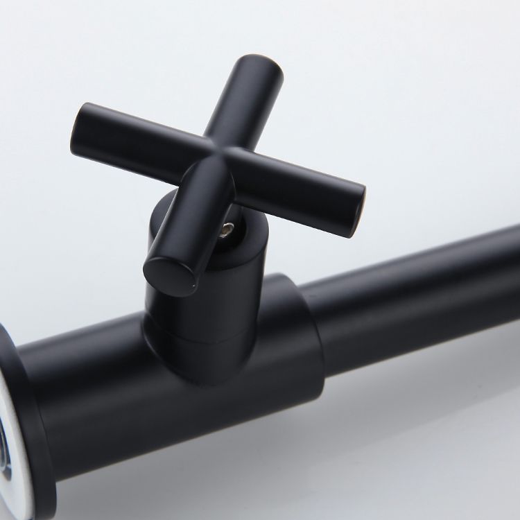Lisslune | Widely used wall-mounted bathroom sink faucet cross handle low arch faucet