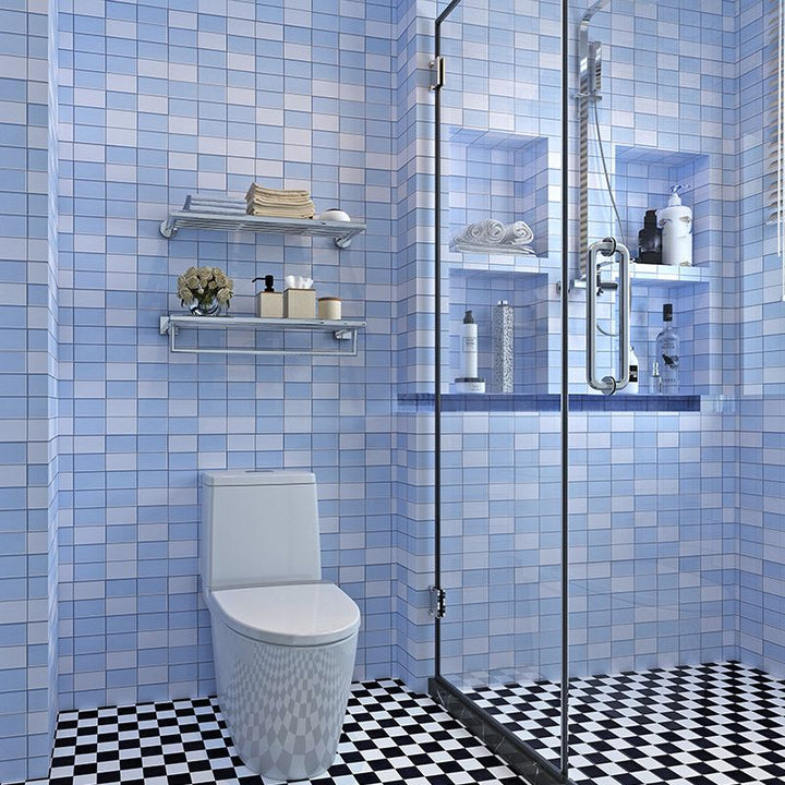 Lisslune | Colorful Mosaic Peel & Stick Tiles Waterproof Shower Wallpaper