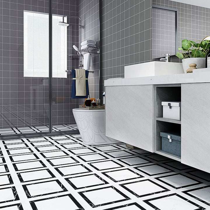 Lisslune | Peel and Stick Vinyl Flooring Matte Vinyl Flooring with Square Edge