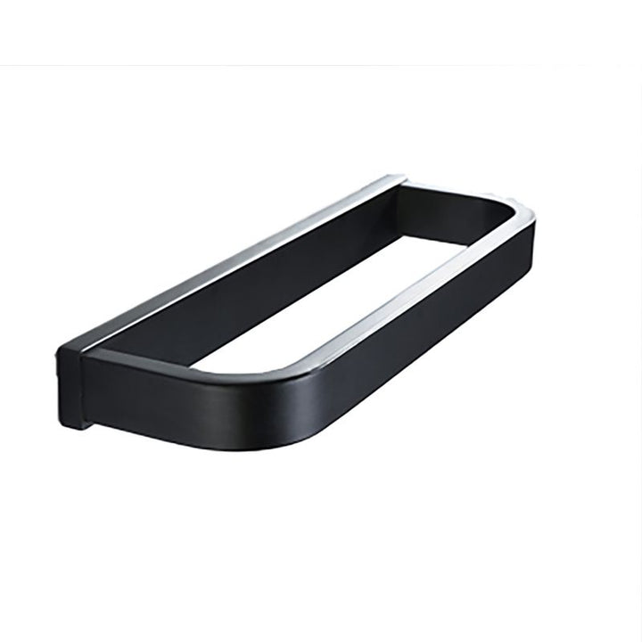 Lisslune | Modern Bathroom Hardware Set Bath Shelf Towel Bar Black Bath Hardware Set
